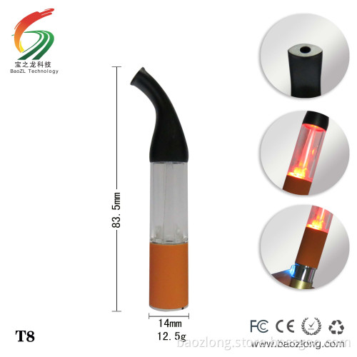 Pipe Model High Quality New Sax Atomizer 2013 T8 LED Tank
